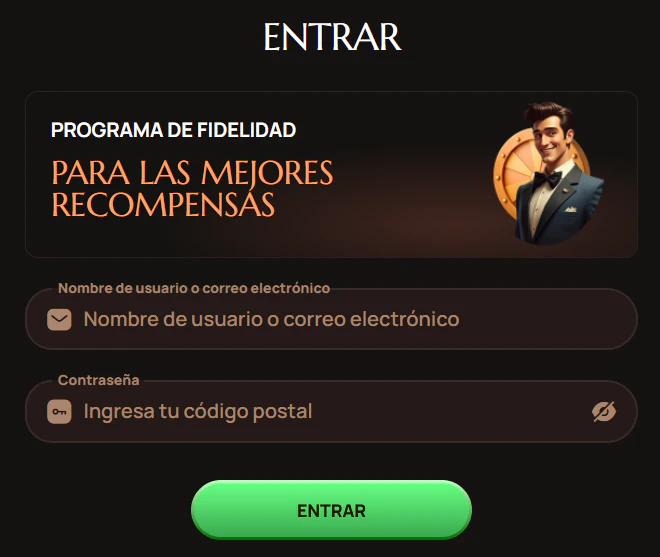 Ritzo Casino registro e inicio de sesión